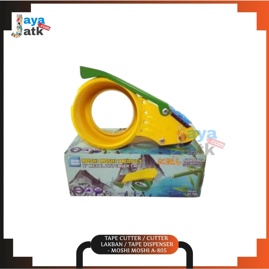 

Tape Cutter / Cutter Lakban / Tape Dispenser - Moshi Moshi A-805