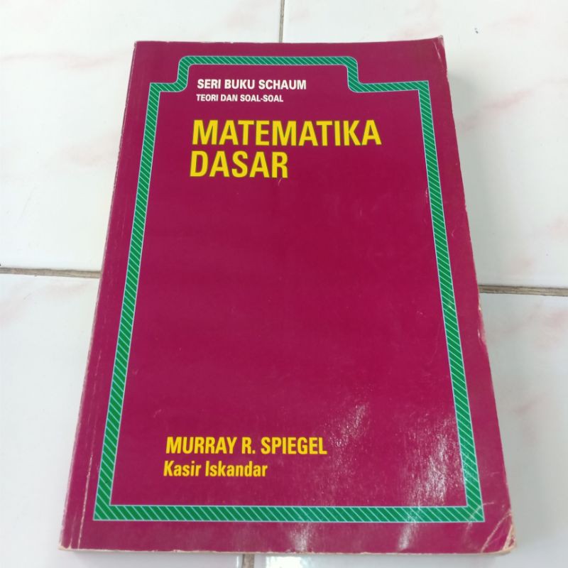 Buku Matematika Dasar - Seri Buku Schaum (Bekas)