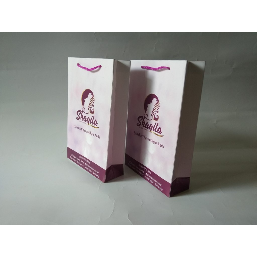 

Paperbag Custom Printing Desain Skincare Free Desain Muirah