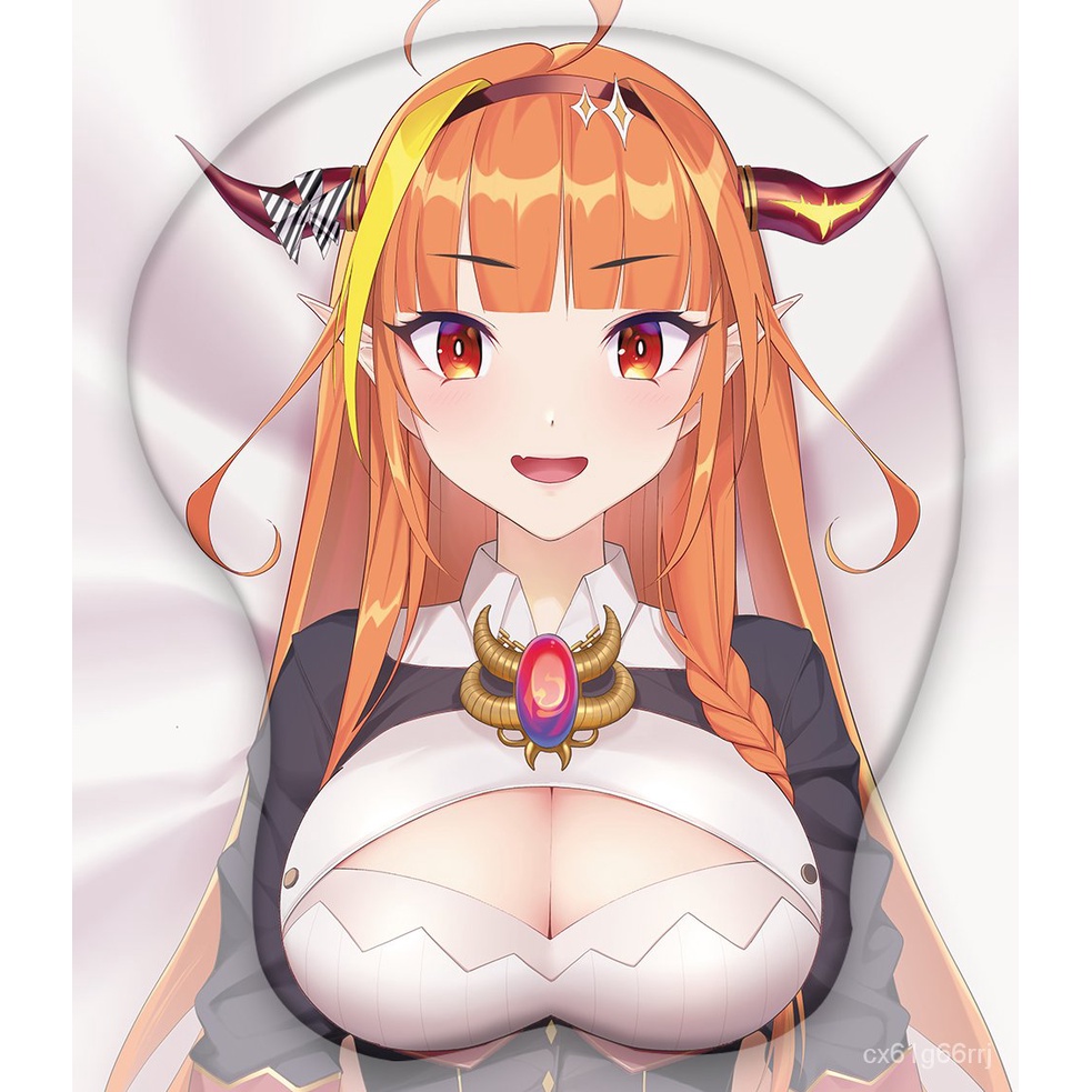 Kiryu Coco Anime 3D Oppai Gaming Mouse Pad Wrist Rest