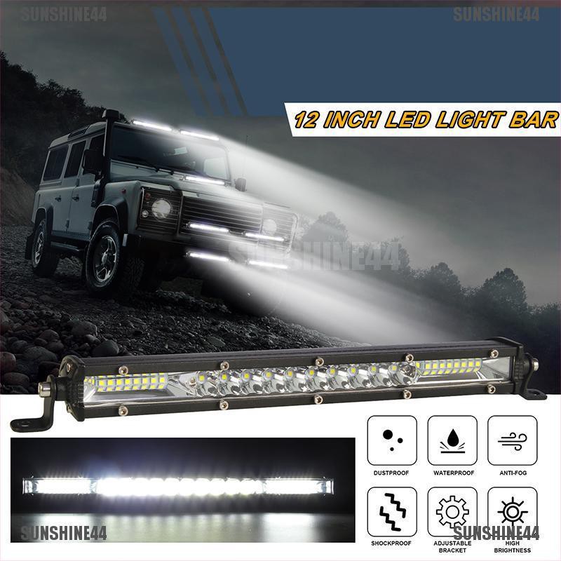 (SUNSHINE44) Lampu Sorot LED 12 &quot;450W Untuk Mobil SUV Off Road Perahu