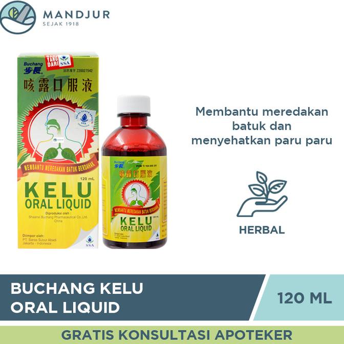 

TERLARIS Buchang Kelu Oral Liquid - Obat Batuk & Menyehatkan Paru-Paru /OBAT HERBAL ASAM URAT/OBAT HERBAL PELANGSING/OBAT HERBAL KOLESTEROL/OBAT HERBAL DIABETES