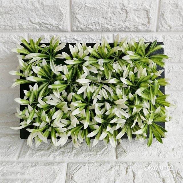 Vb39 Walldecor 3D Bunga Artificial Daun Plastik Hiasan Dekorasi Dinding