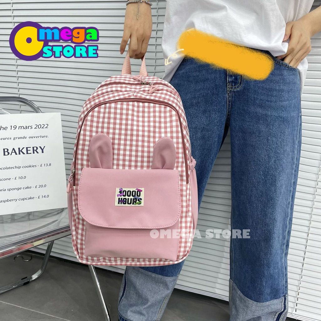 Tas Sekolah Anak Perempuan SD SMP SMA Kuliah Tas Ransel Wanita Trendy Bacpack Korea Fashion - 215