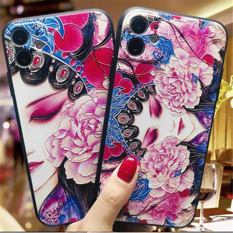 Casing Vivo X30 X50 S1 IQOO Neo Y7s Z5 Pro 3D Chinese