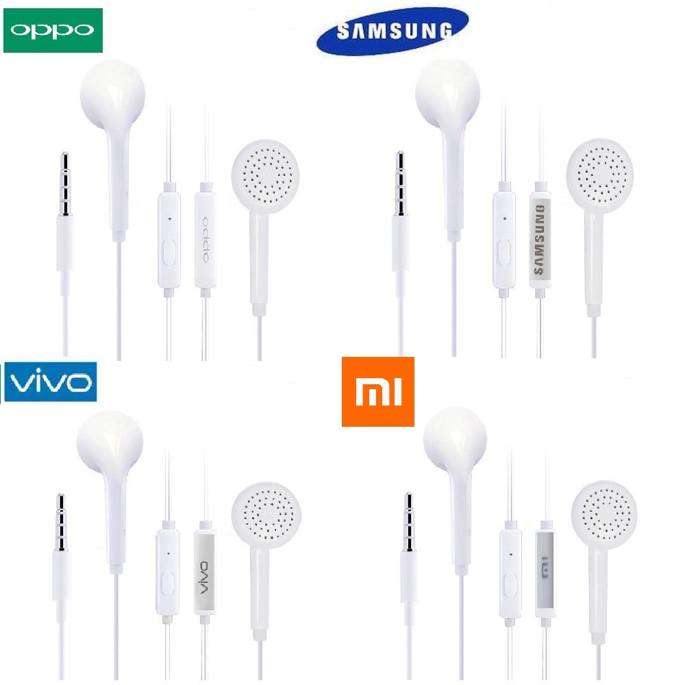 Headset / Handsfree / Earphone XIAOMI SAMSUNG OPPO dan VIVO GOOD QUALITY