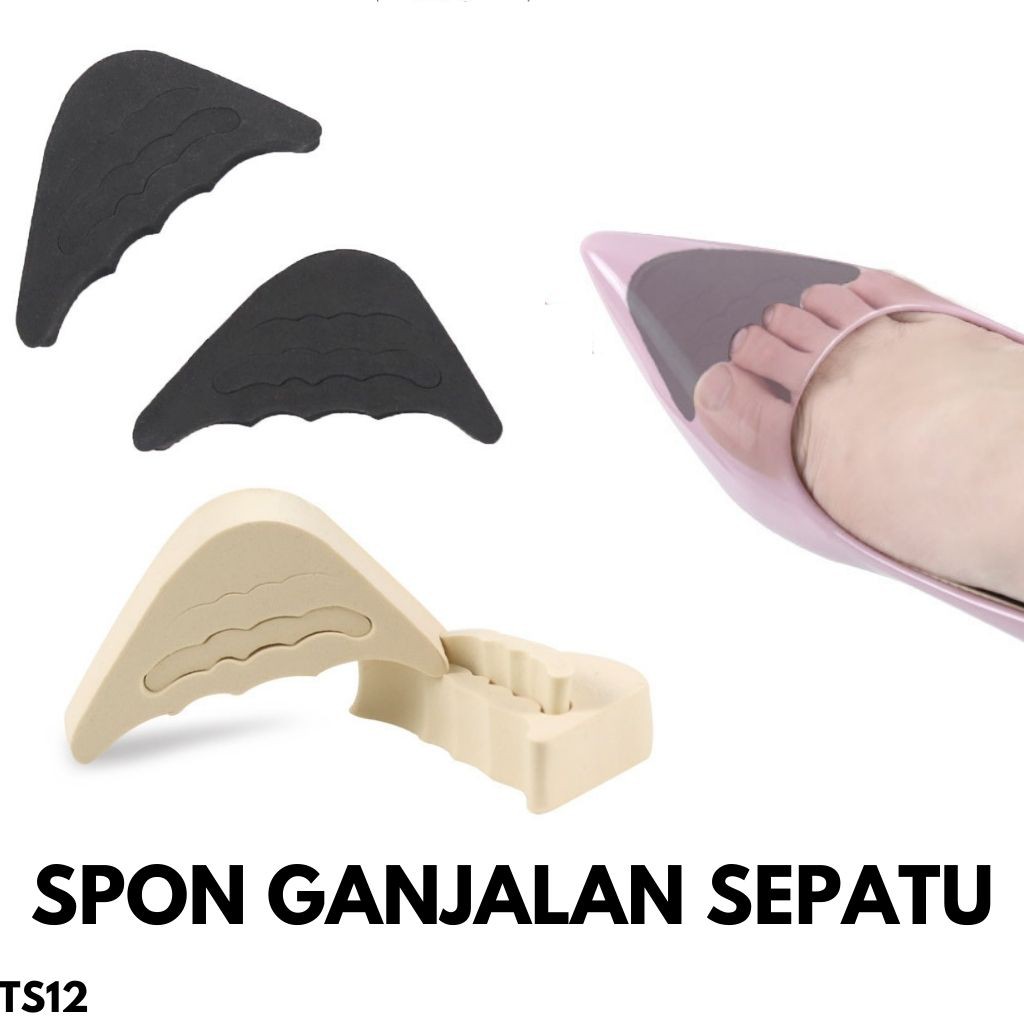 SPON GANJALAN SEPATU INSOLE KEBESARAN BUSA NYAMAN IMPORT GROSIR PENGGANJAL DEPAN UNISEX TS12