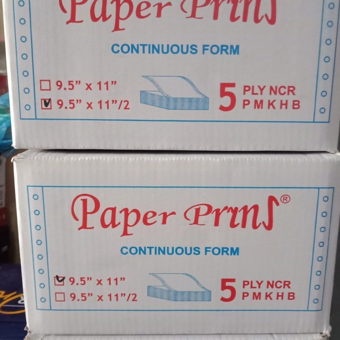 

Kertas Komputer 3 Ply Standar atau 3 Ply Bagi 2