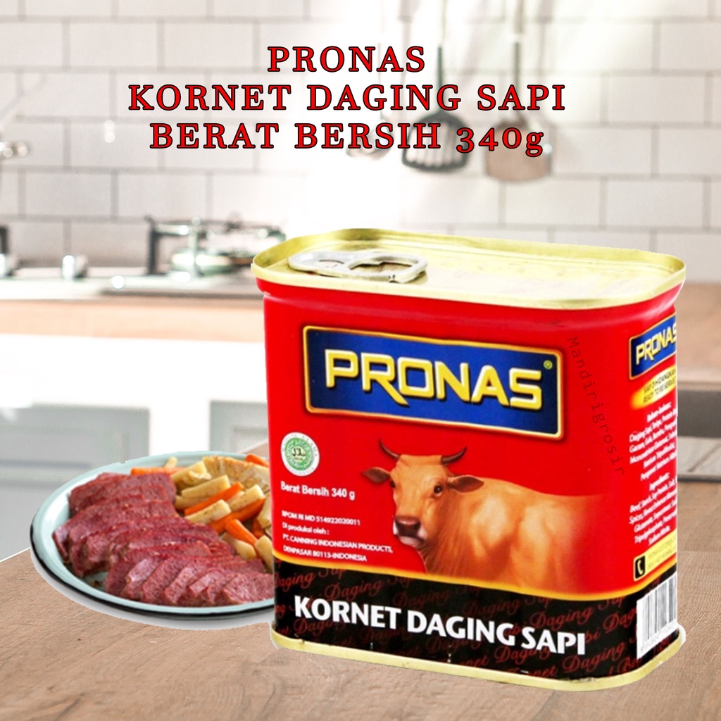 KORNET DAGING SAPI * PRONAS * KORNET PRONAS  * 340 g