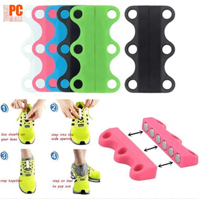 Magnet Pengikat Tali Sepatu Magnetic Sport Shoelaces