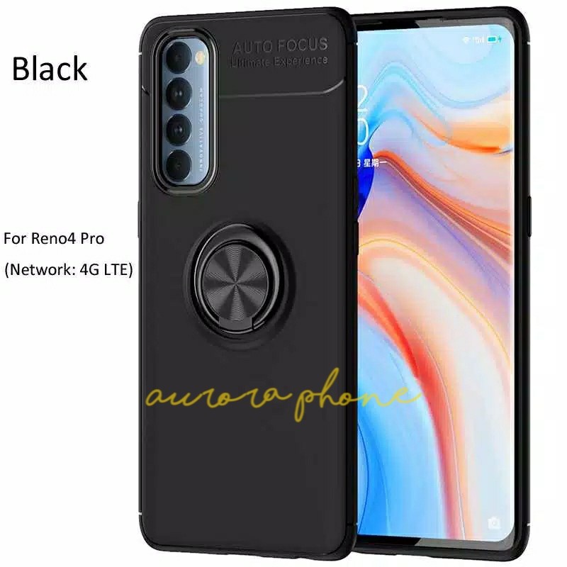 Original Soft Case Oppo Reno4 Pro / Reno 4 Pro Autofocus Invisible Rin