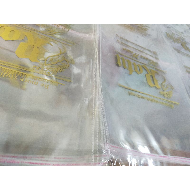 

PLASTIK OPP POLOSAN /PLASTIK OPP SABLON COSTUM TEBAL 30x40 cm