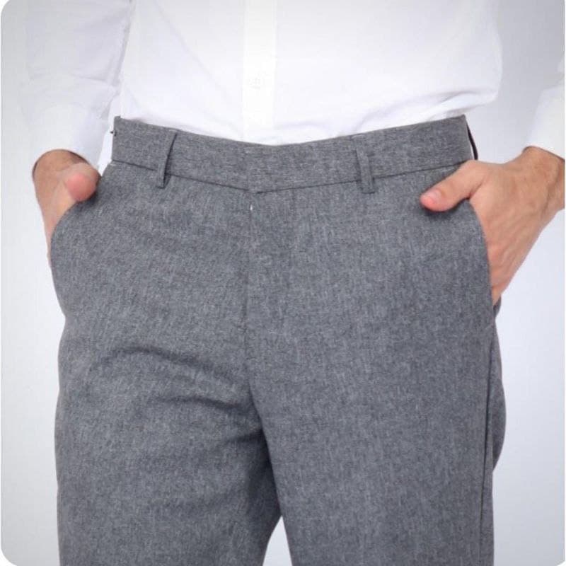 CELANA KANTOR FORMAL PRIA SLIMFIT BAHAN DASAR KAIN WOLL KUALITAS