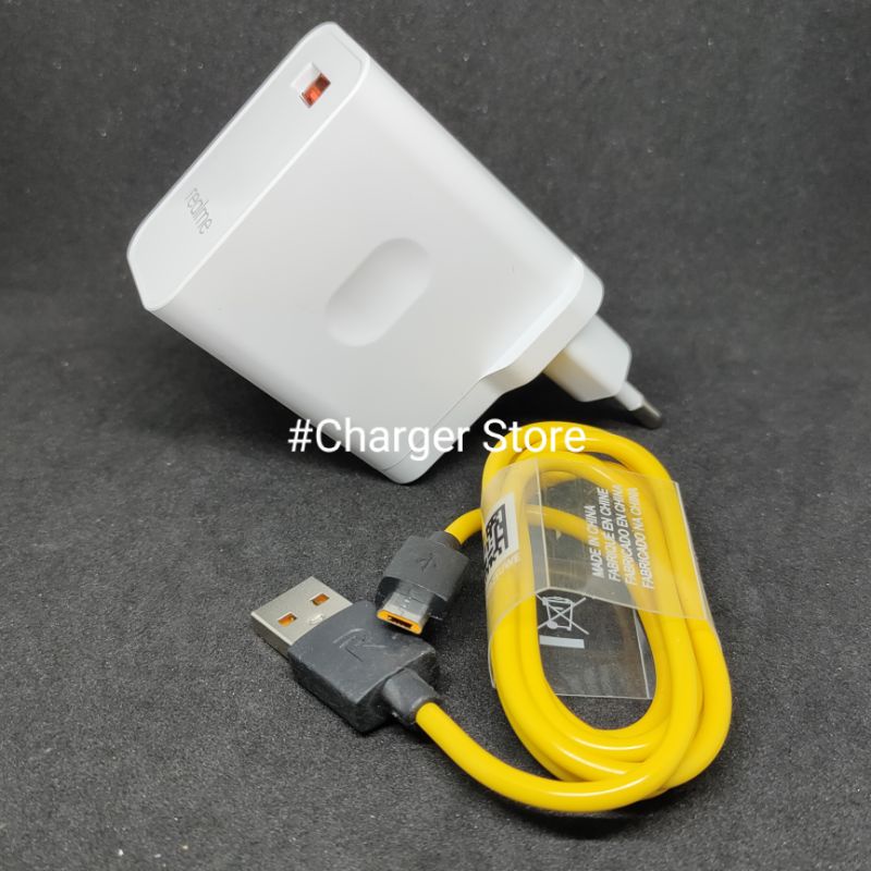 Charger Realme ORIGINAL 30W 6A Fast Charging SUPER VOOC Micro USB CHARGER 30 WAT