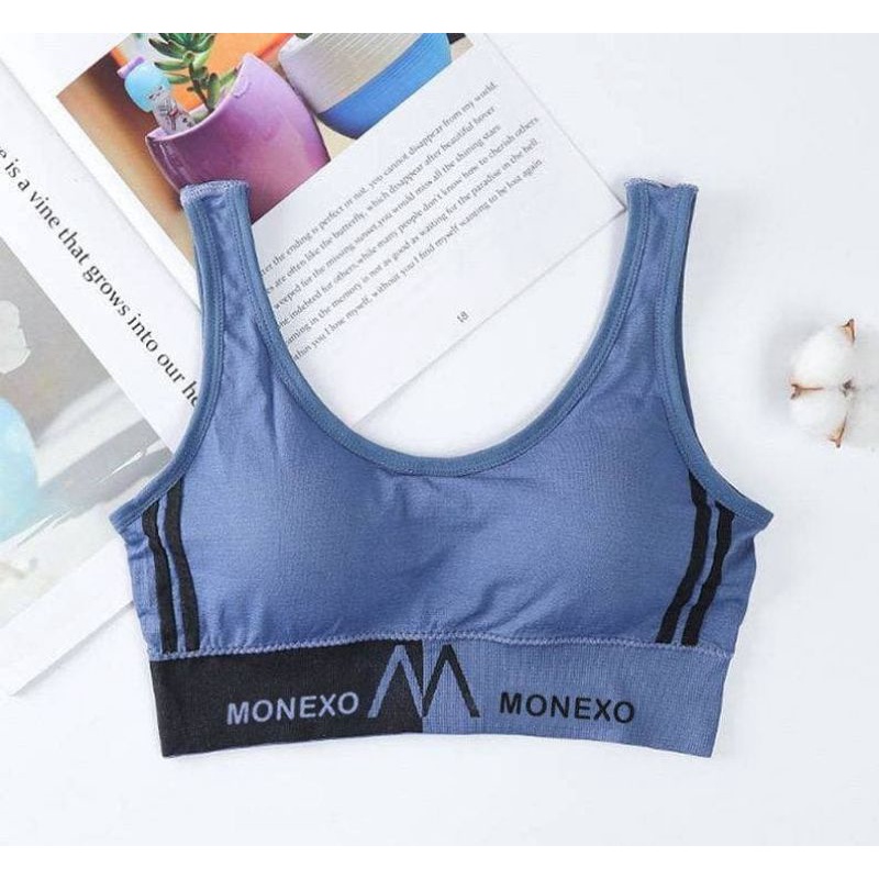 BRA SEXY BH WANITA SPORT BRA WANITA TANPA KAWAT