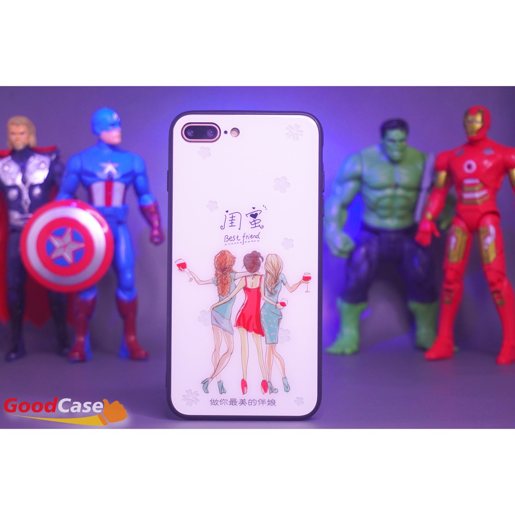 GoodCase - Hardcase Glass Ultraviolet Glow In The Dark Case Realme 5 | 5 Pro | 5i | XT | Realme X