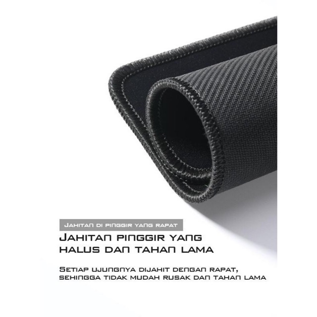 Mousepad Anti Slip ROBOT MP01 RP01 Polos Hitam Murah Rubber Original - Garnsi Resmi 1 Tahun