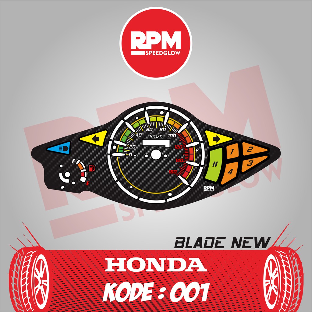 Panel Speedometer Honda Blade New Modifikasi Speedometer Honda