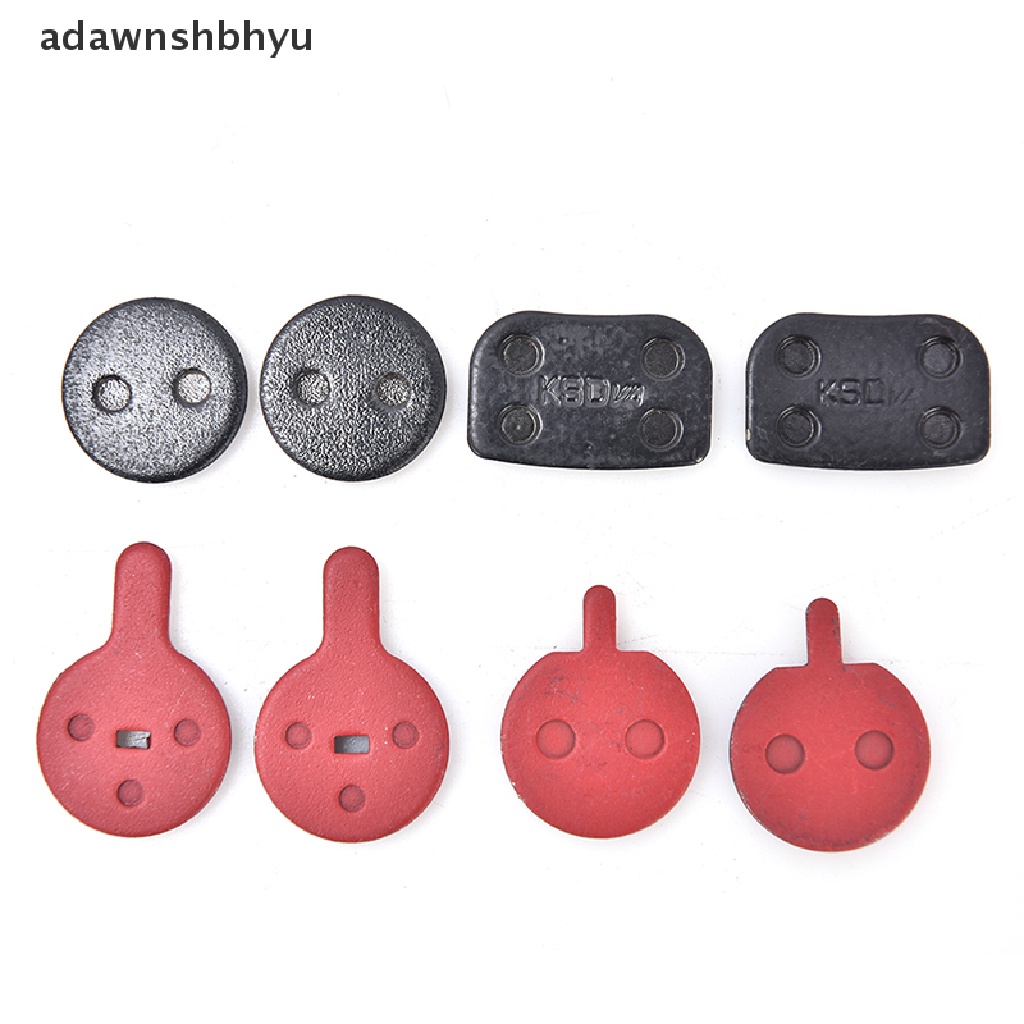 [adawnshbhyu] 8pcs/4pasang Bantalan Rem Cakram Sepeda Bagian Sepeda Gunung Resin Bantalan Semi Logam