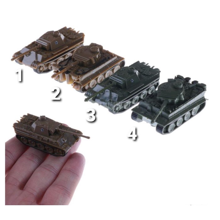 Miniatur Tank 4D Mini Model 1/144 Tiger Panther Diorama Gundam WW2