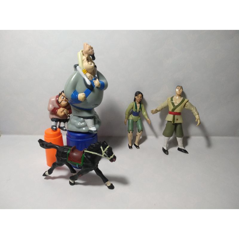 Mulan Happy Meal Mcdonalds Mcd Mainan Toys Disney Mix Jadul Rare Retro Antik Klasik Vintage Lawas