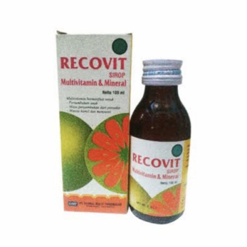 Recovit sirup 100 ml ( multivitamin anak lengkap harga ekonomis )