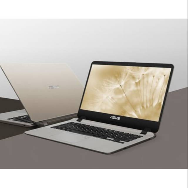 LAPTOP ASUS A407MA BV002T GOLD FINGERPRINT SLIM INTEL N4000 4GB 1TB WINDOWS 10 RESMI/NOTEBOOK ASUS