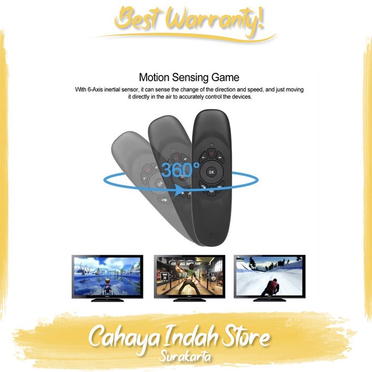 Mini Keyboard Wireless Color Air Mouse C120 Color Termurah CIS