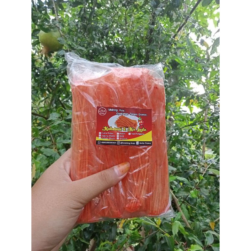 

Mie Lidi kecil 15gr/bks