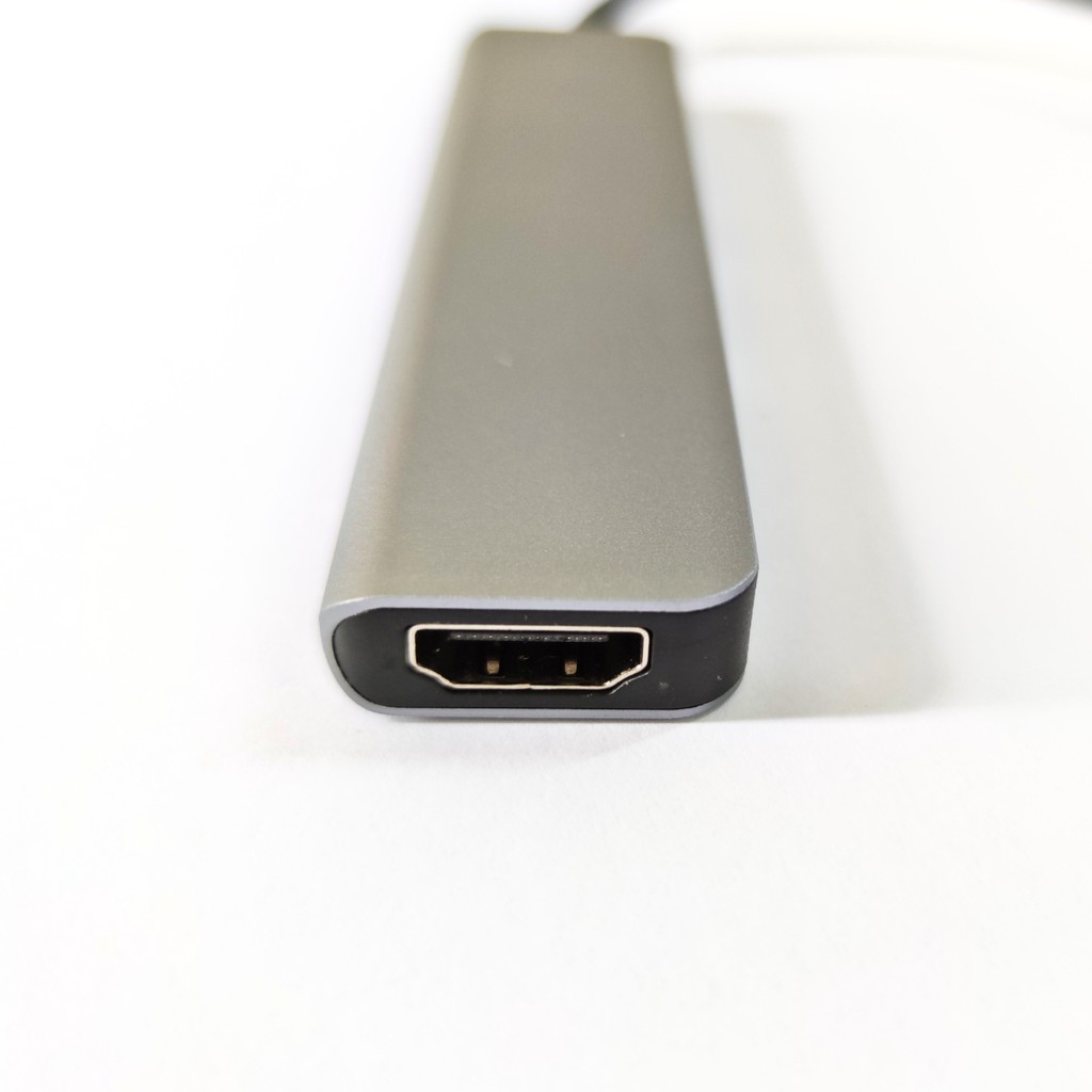 SKU-1229 CONVERTER TYPE C TO 6IN1 HDMI USB 3.0 TF SD PD ADAPTER 6IN1