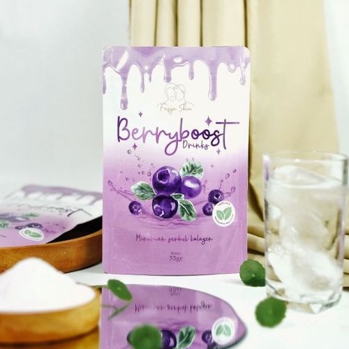 

Berryboost Fasya Skin | minuman collagen rasa blueberry dengan daun stevia | minuman kesehatan