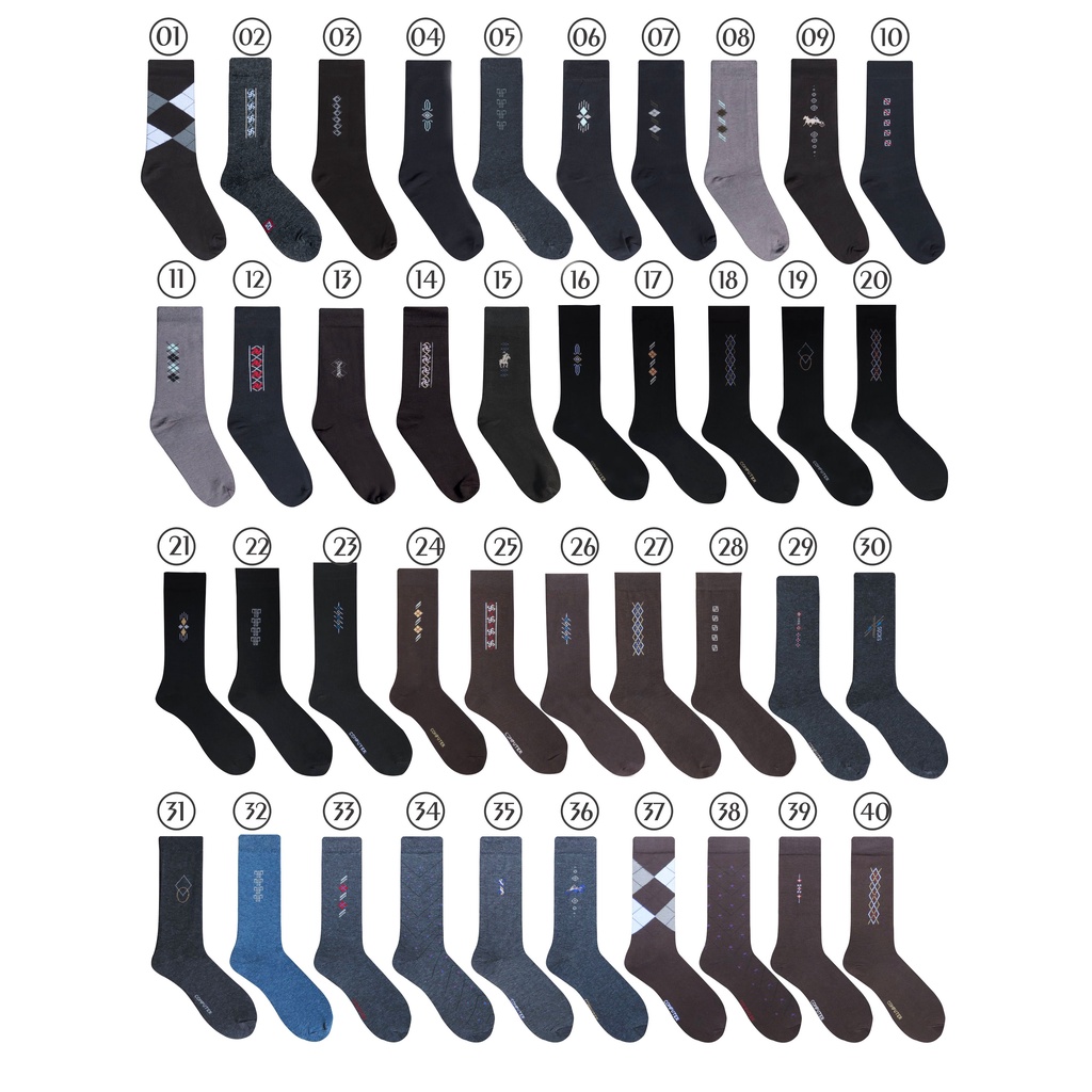 Kakaren Kaos Kaki Pria Dewasa / Kantor Formal Katun Premium  B