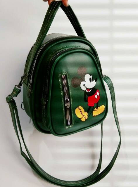 Tas mewah wanita/cahanel GG Import relpick bisa ransel Tas Mini mikey mouse LV