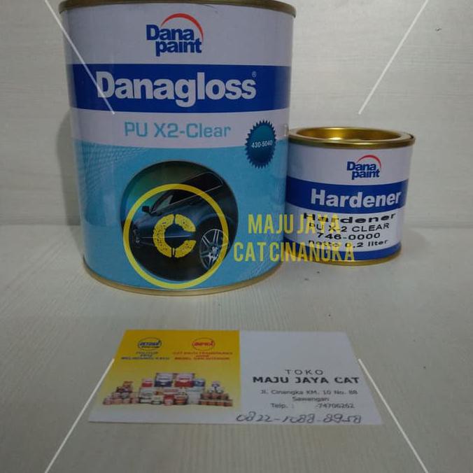 

dana gloss PU X-2 clear coating / pernis (1L include harderner)