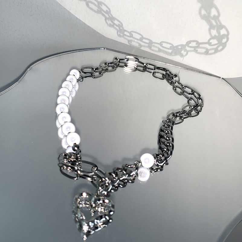 Love Pearl Necklace Accessories Light Luxury Chain Trend