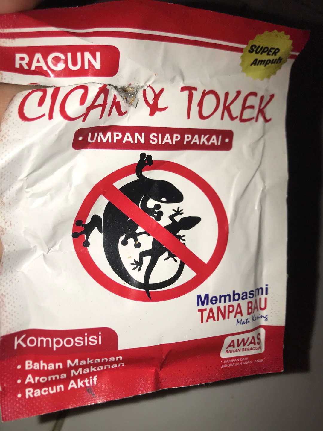 Racun Cicak & Tokek Pembasmi Super Ampuh Dan Tanpa Bau