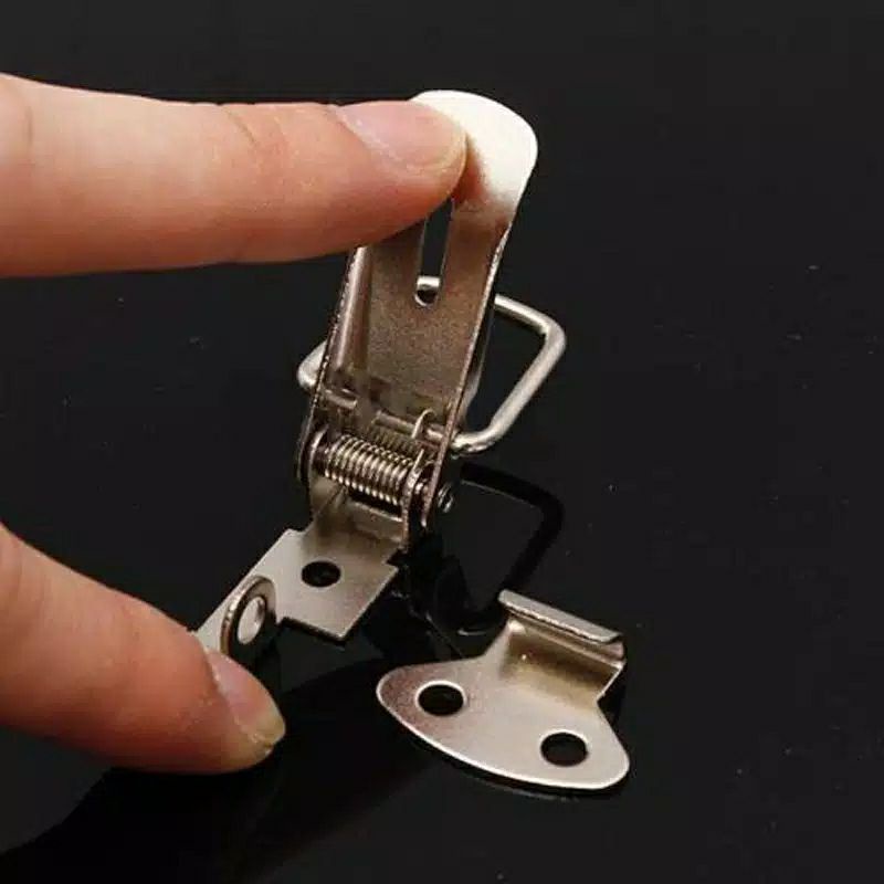 Klem gembok kunci koper spring toggle latch loaded 7.7 x 2.7 cm