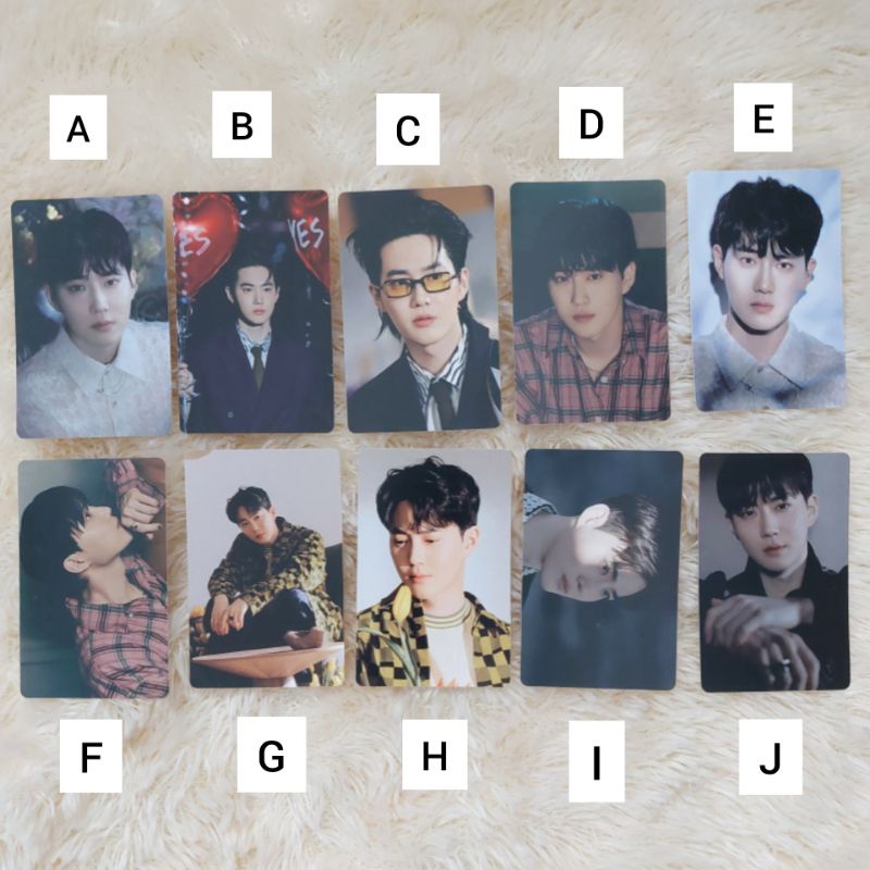EXO SUHO GREY SUIT STICKERPACK STICKER PACK PHOTOCARD PC GREYSUIT