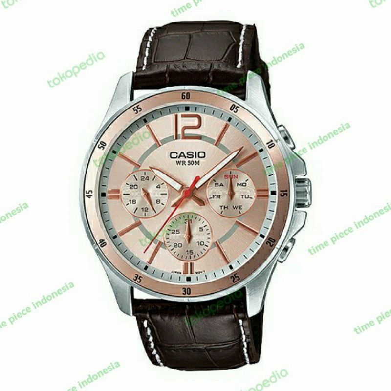 CASIO ANALOG MTP-1374L-9ADF / CASIO MTP1374L-9A ORIGINAL & GARANSI