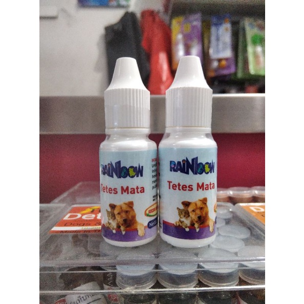 Rainbow obat Tetes Mata 8ml Obat tetes Mata kucing Anjing kelinci