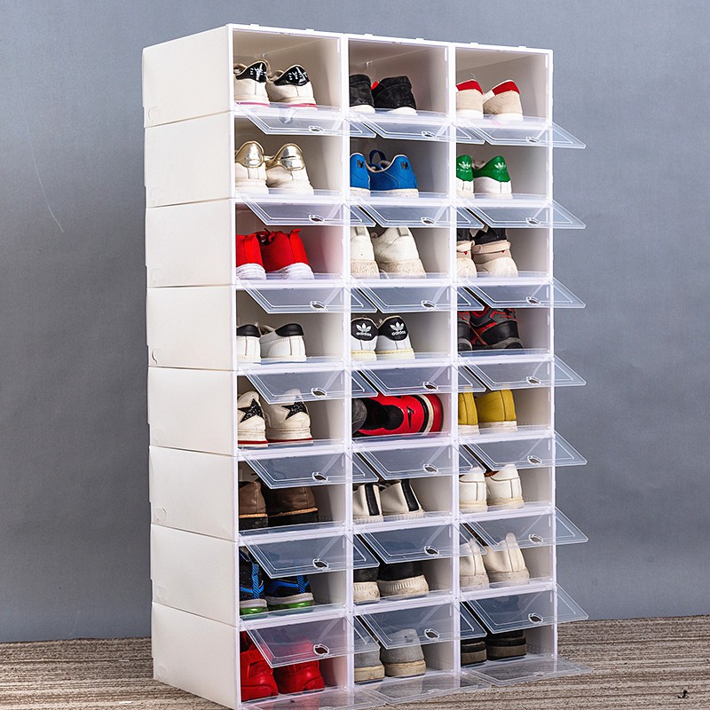 (Apple) kotak sepatu ( Bisa Muat sepatu Size 44 ) /  Kotak Sepatu Lipat Ukuran L / Shoe Box Portable