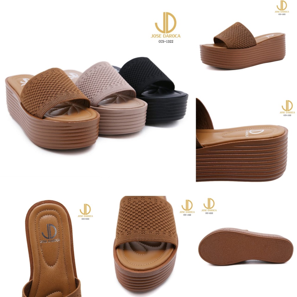 JOSE DAROCA Wedges Sandal Shoes #CCS-1322# Original