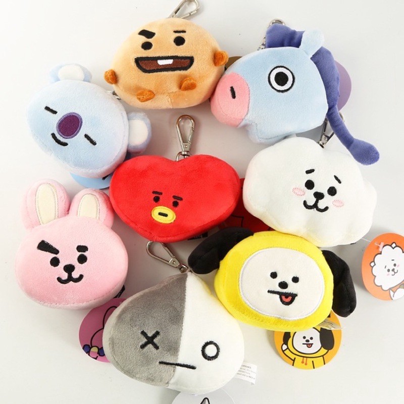 BT21 Bagcharm Tata, Koya, Chimmy, Cooky
