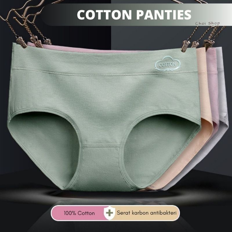 Celana Dalam Wanita Katun Serap Keringat Tebal