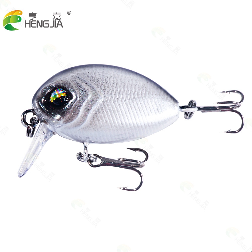 Hengjia 7pcs / Lot Umpan Pancing Tiruan Bentuk Ikan Bermata 3d 3.8cm 3.8g