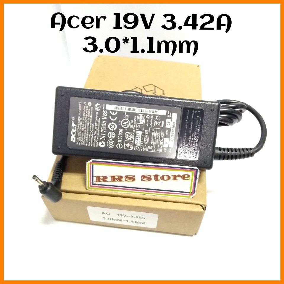 Adapter Charger for Acer C910-3916 C910-C37P 14 L1410-C5VL R7-371T Notebook Chargers 19V 3.42A 3.0mm