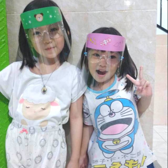 Faceshield karakter anak