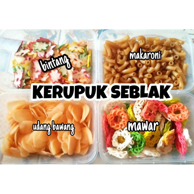 

KERUPUK SEBLAK MAKANAN RINGAN JAJANAN SEBLAK KOMPLIT 250gr