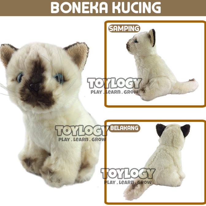 Boneka Kucing Himalaya Binatang Kitten Cat Stuffed Plush Doll