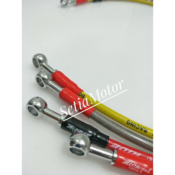 selang Rem Model Hell Depan 95cm - Variasi Motor Vario - Mio - Satria Fu - Sonic - Aerox - Gsx -